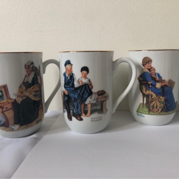 1982 The Norman Rockwell Museum Set of 5 - Picture 3 of 10